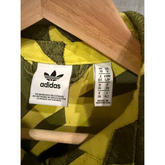 Adidas GD3963 R.Y.V. SHIRT Black / Bright Yellow Women's Size Small - Picture 6 of 10